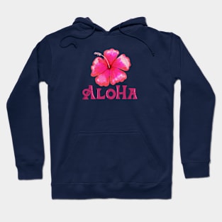 Aloha Hawaiian Tropical Hibiscus Flower Hoodie